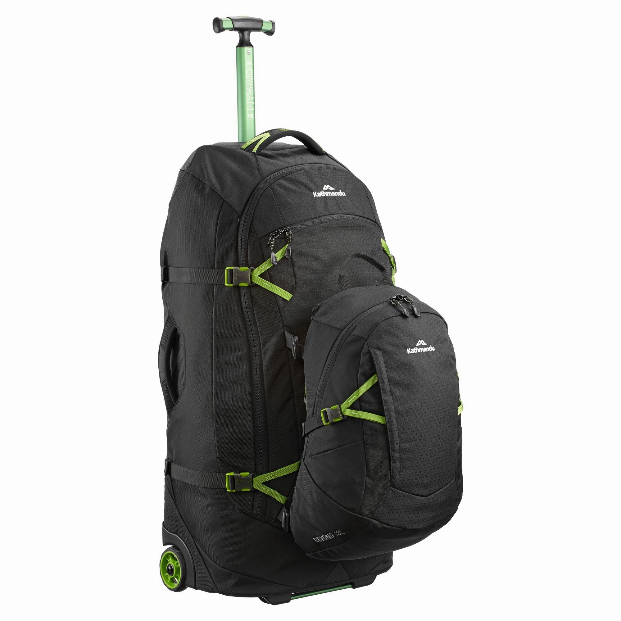 Kathmandu Hybrid Trolley v4 70L 2-Wheel Wheeled Duffel Bags