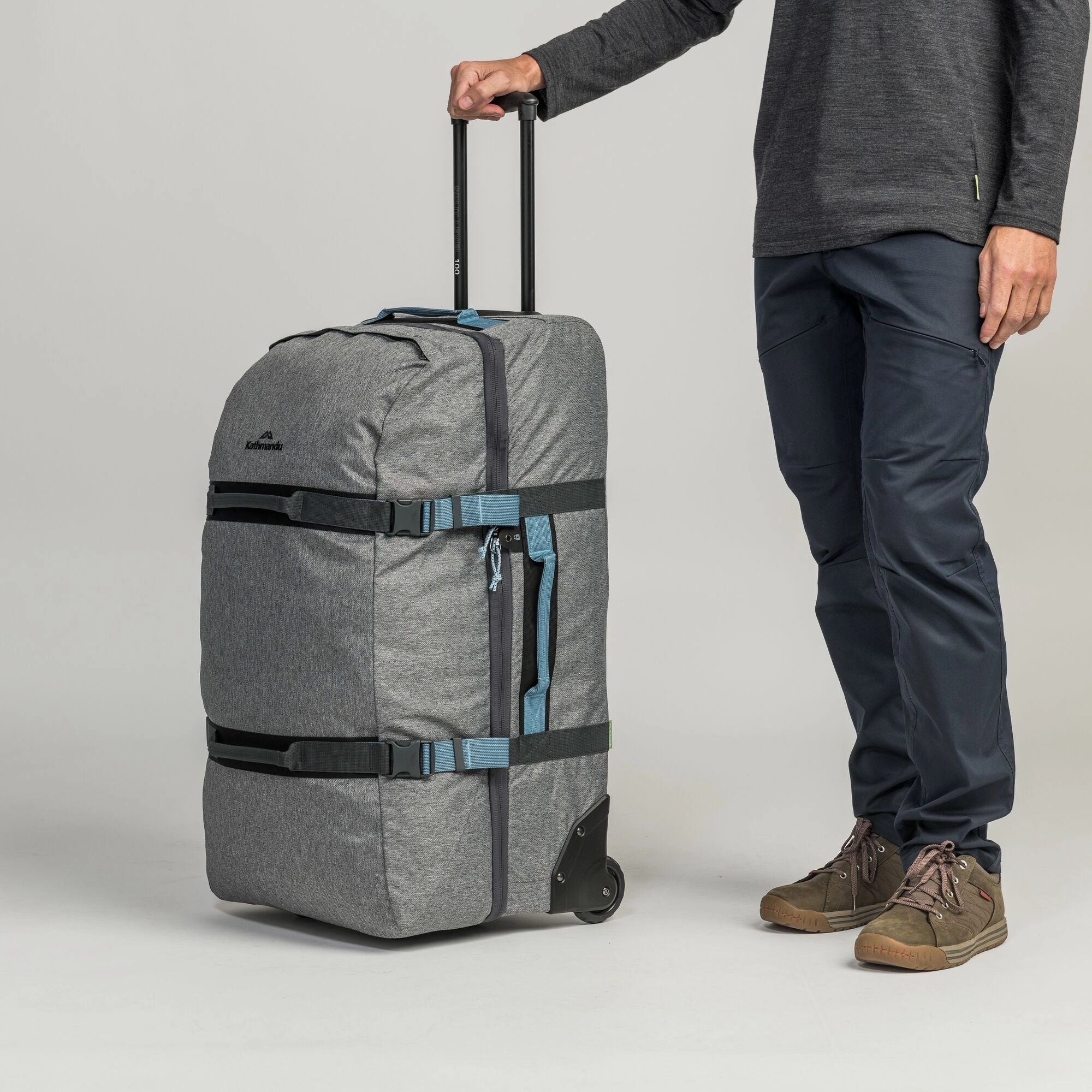 Kathmandu Split Level Trolley V2 100L 2-Wheel Wheeled Duffel Bags