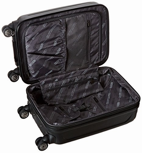 Kenneth Cole Reaction 20 Inch Abs Expandable 8-Wheel Upright Carry-On Reverb, Black, One Size