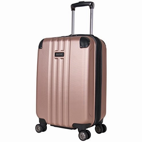 Kenneth Cole Reaction 20" Abs Expandable 8-Wheel Carry-On Luggage, Rose Gold