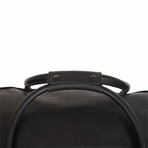 Kenneth Cole Reaction Colombian Leather U-Shape Zipper Top Load Duffel Bag, 20", Brown