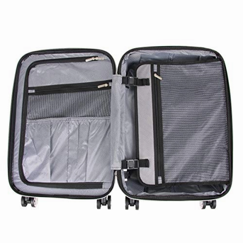 Kenneth Cole Reaction Diamond Tower Luggage Collection Lightweight Hardside Expandable 8-Wheel Spinner Travel Suitcase, Smokey Purple, 20-Inch Carry On