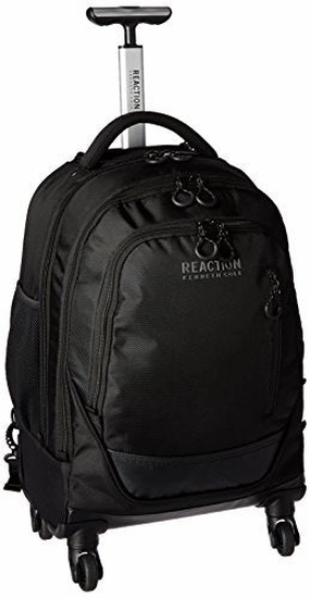 Kenneth Cole Reaction Double Gusset 4-Wheel 17.0?, Black