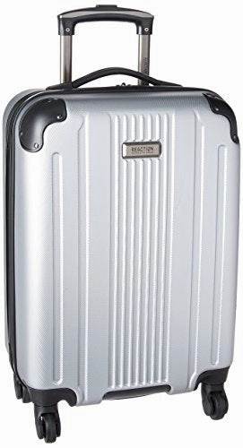Kenneth Cole Reaction Gramercy 20" Embossed Pap (Abs And Pc Blend) 4-Wheel Upright, Light Silver