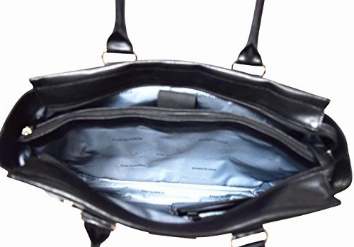 Kenneth Cole Reaction Tote And Tie Single Gusset Top Zip Computer Carry On Tote (Black)