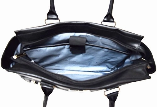 Kenneth Cole Reaction Tote And Tie Single Gusset Top Zip Computer Carry On Tote (Black)