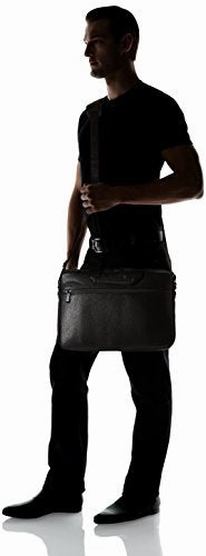 Kenneth Cole Reaction VadorNox 800d Polyester with Faux Leather Slim Top Zip 17" Laptop