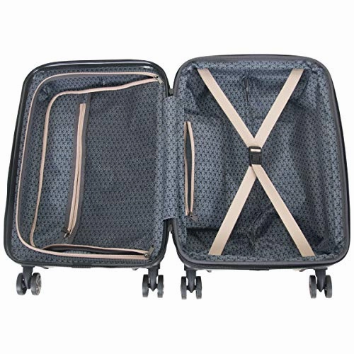Kenneth Cole Reaction Wave Rush 20" Lightweight Hardside PET 8-Wheel Spinner Expandable Carry-On