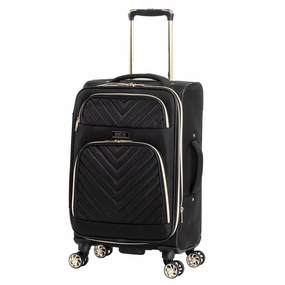 Kenneth Cole Reaction Women's Chelsea Chevron Softside 8-Wheel Spinner Expandable 20'' Carry-On Luggage