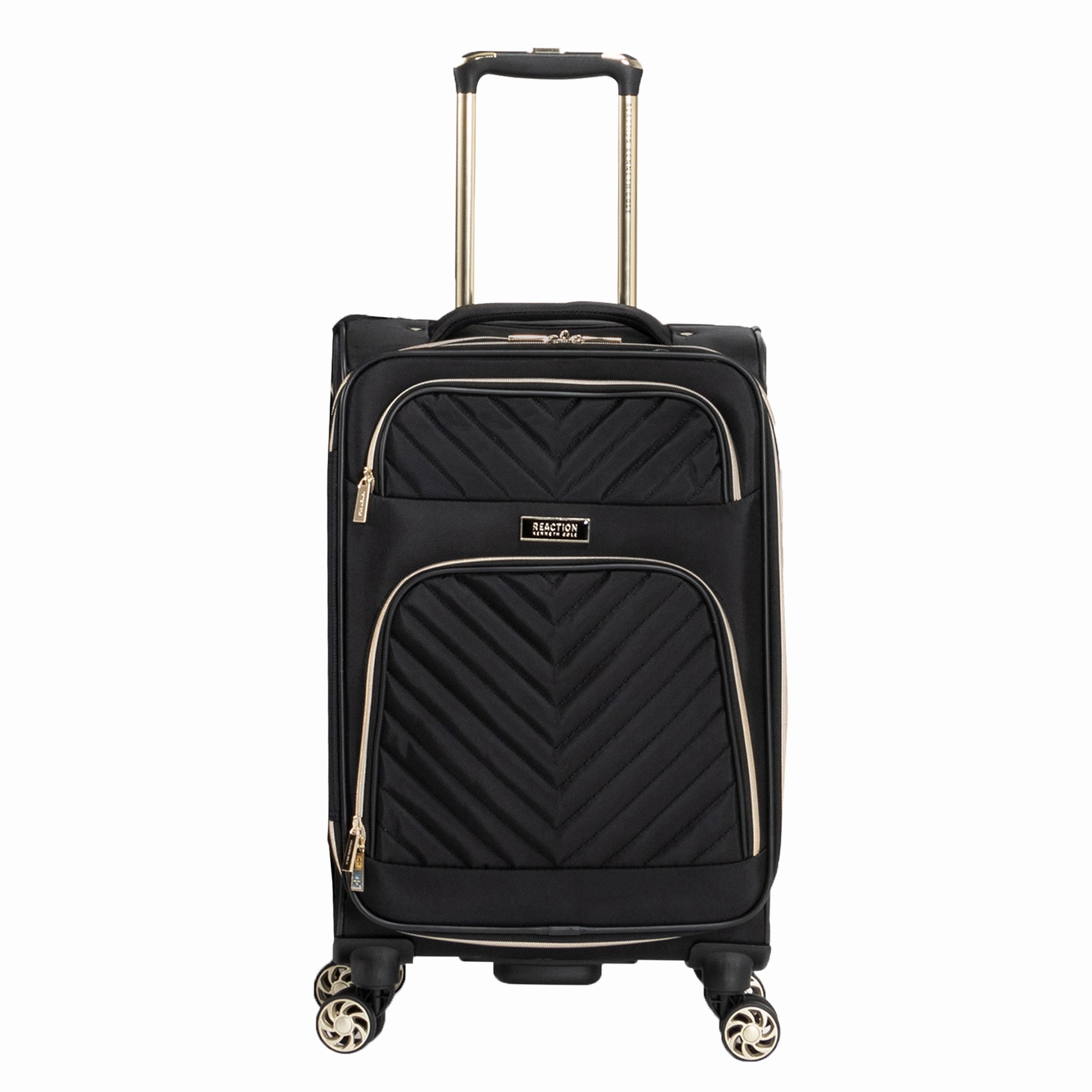 Kenneth Cole Reaction Women's Chelsea Chevron Softside 8-Wheel Spinner Expandable 20'' Carry-On Luggage