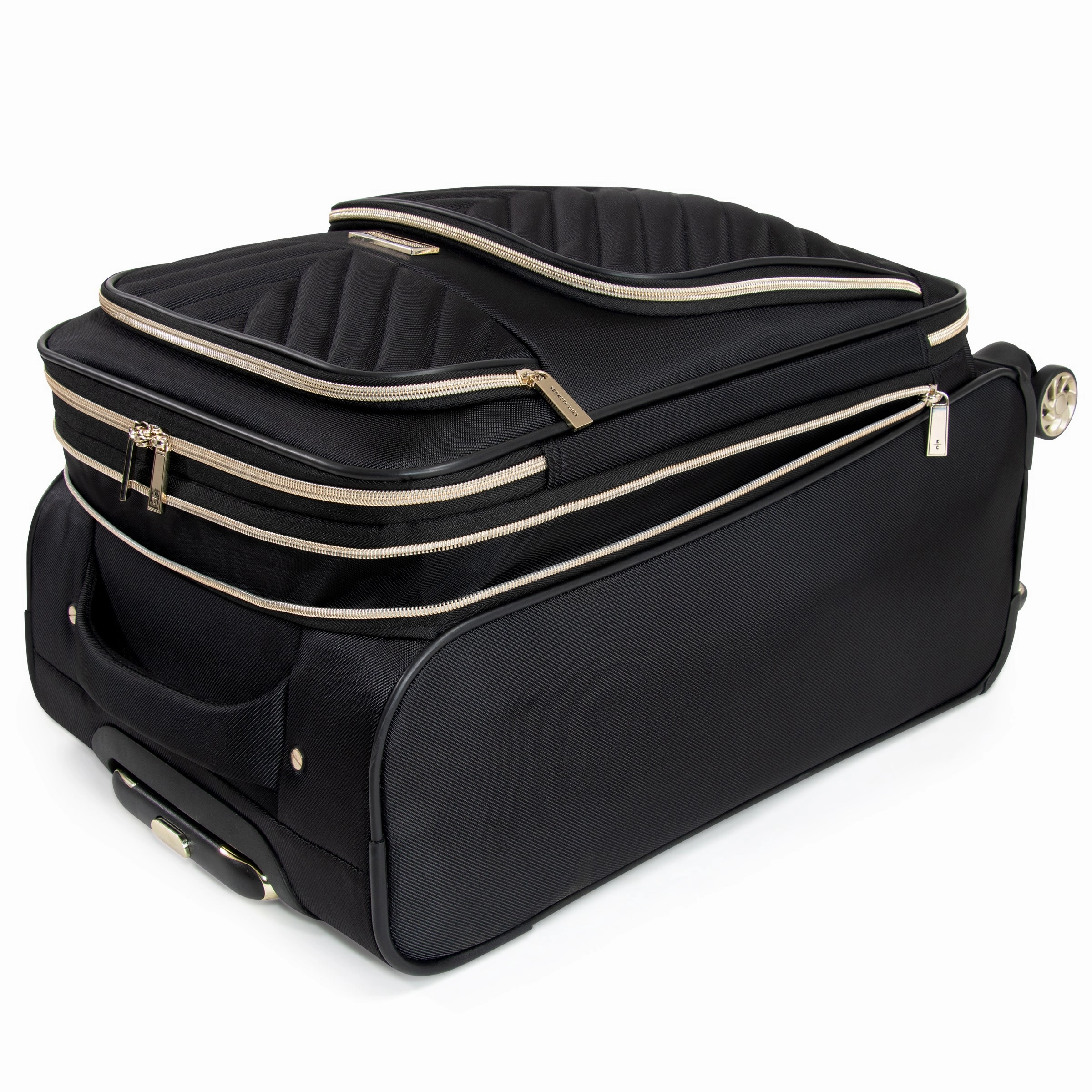 Kenneth Cole Reaction Women's Chelsea Chevron Softside 8-Wheel Spinner Expandable 20'' Carry-On Luggage