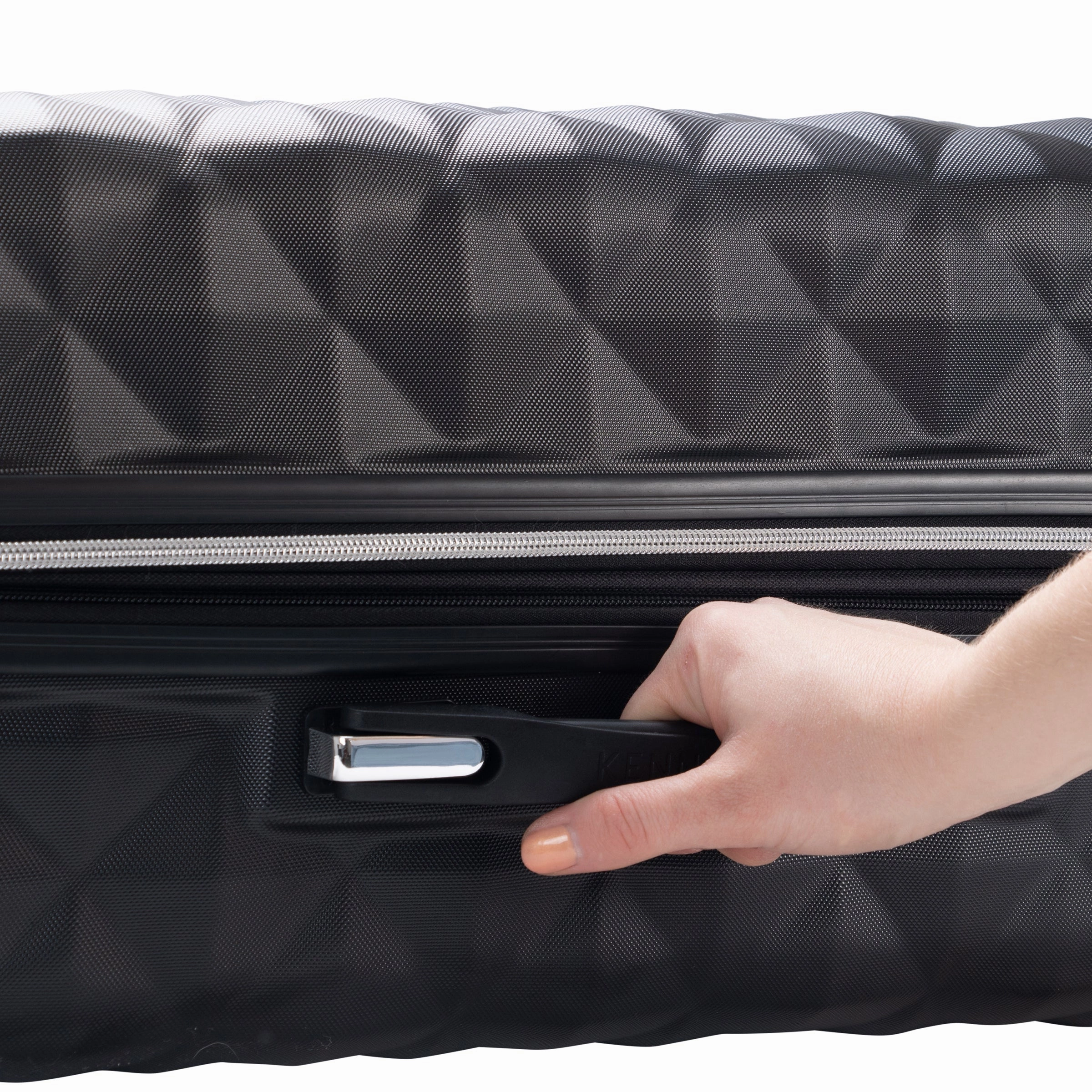 Kenneth Cole Reaction Women's Diamond Tower Hardside 8-Wheel Spinner Expandable 20'' Carry-On Luggage