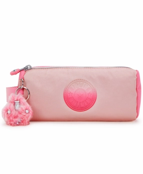 Kipling Allie Pencil Case - Blush Met Bl