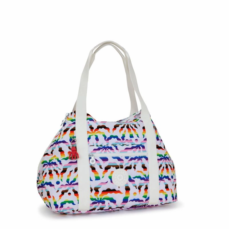 Kipling Art M Printed Tote Bag - Rainbow Palm