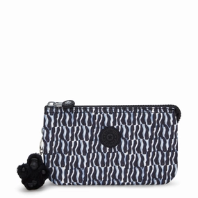 Kipling Creativity Large Printed Pouch - Holiday Waves