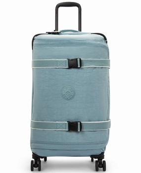 Kipling Spontaneous Medium Rolling Luggage - Relaxed Grey