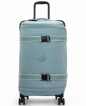 Kipling Spontaneous Medium Rolling Luggage - Relaxed Grey