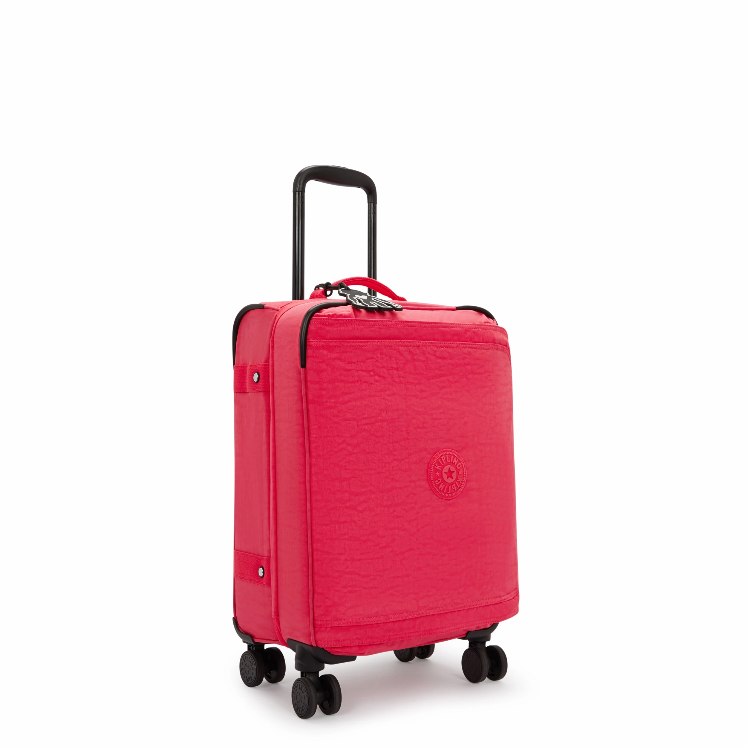 Kipling Spontaneous Small Rolling Luggage - Resort Pink