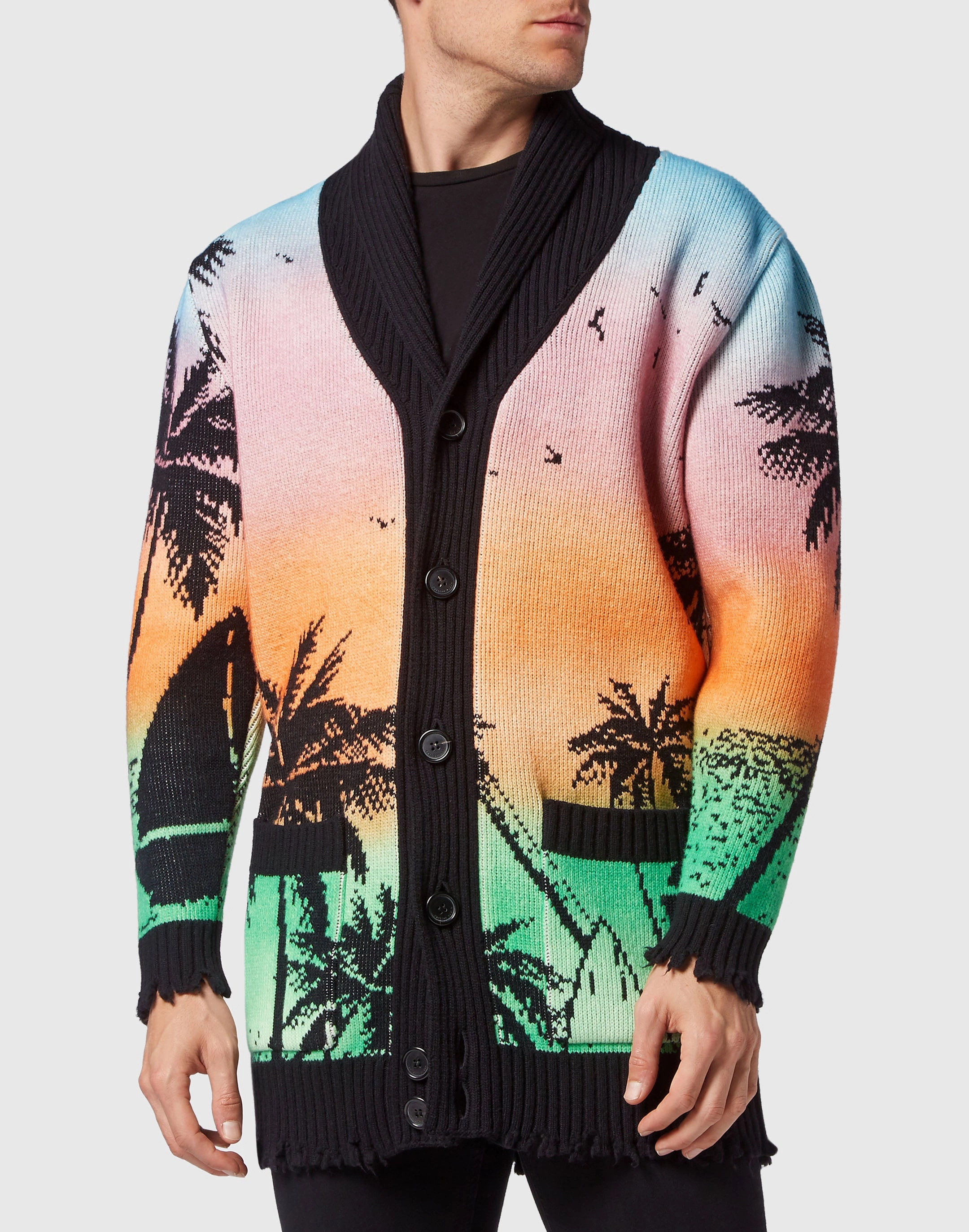 Lambswool Oversize Cardigan Hawaii