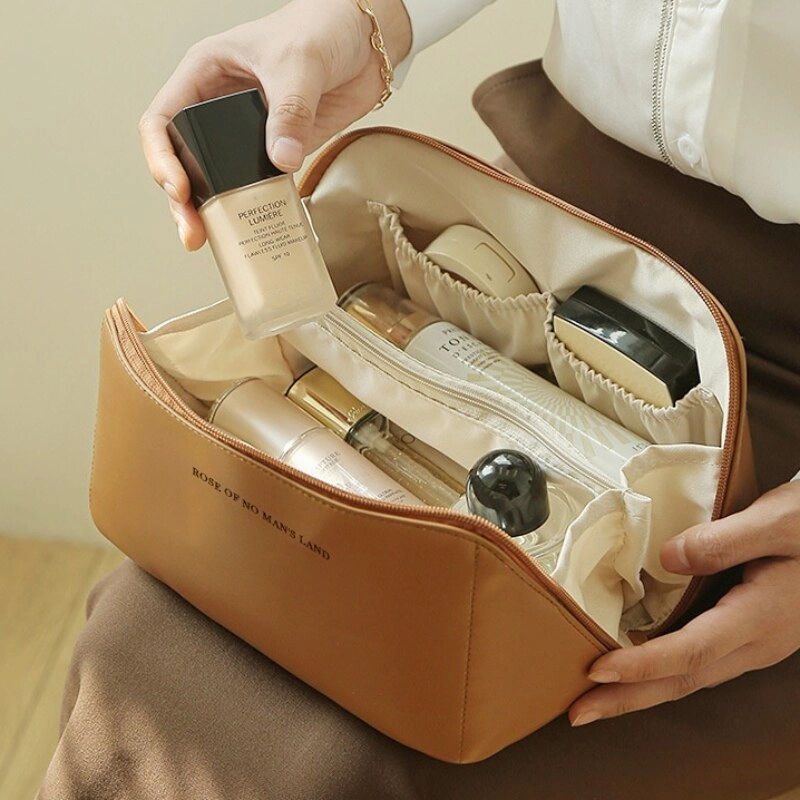 Large Travel Cosmetic Bag Women Makeup Organizer Female Toiletry