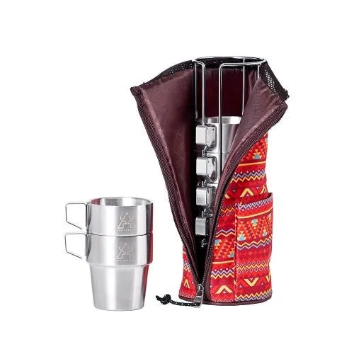 Browse 2024-2025 fashion Latest & Official KZM Double Mug Set 6 Person New Style hottest sale, get top quality here, just do it!