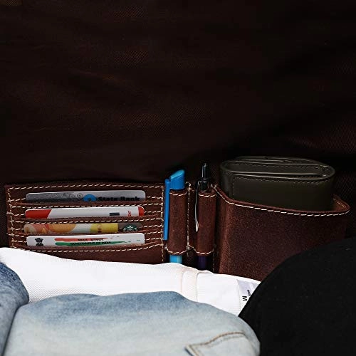 Leather Duffel Bags For Men Women - Airplane Underseat Carry On Luggage By Rustic Town