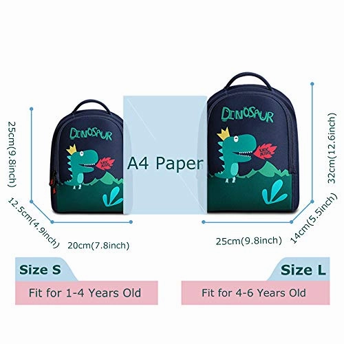 Lehoo Castle Dinosaur Backpack for Boy, Toddler Boy Backpack for 4-6 Years Old, Dino Backpack for Toddler, Dinosaur Bag Dinosaur Gifts for Boys (Large)