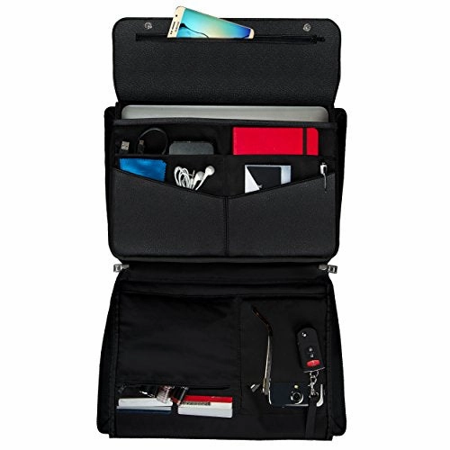 Lencca Axis Vegan Leather For 13.5" Laptops With Removable Shoulder Strap (Lenaxis13Blk)