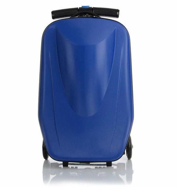 Letrend Scooter Trolley Case Rolling Luggage Spinner Men Business Travel Bag 20 Inch Carry On