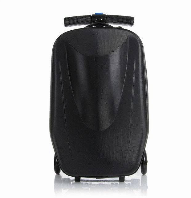 Letrend Scooter Trolley Case Rolling Luggage Spinner Men Business Travel Bag 20 Inch Carry On