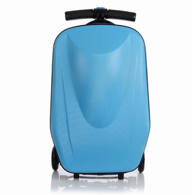 Letrend Scooter Trolley Case Rolling Luggage Spinner Men Business Travel Bag 20 Inch Carry On