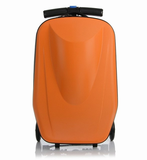 Letrend Scooter Trolley Case Rolling Luggage Spinner Men Business Travel Bag 20 Inch Carry On