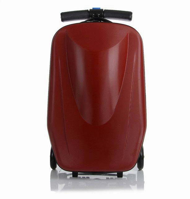 Letrend Scooter Trolley Case Rolling Luggage Spinner Men Business Travel Bag 20 Inch Carry On