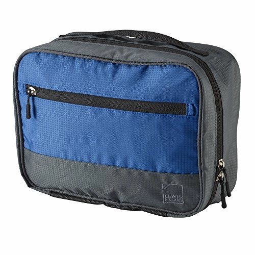 Lewis N. Clark Discovery Hanging Toiletry Kit, Blue