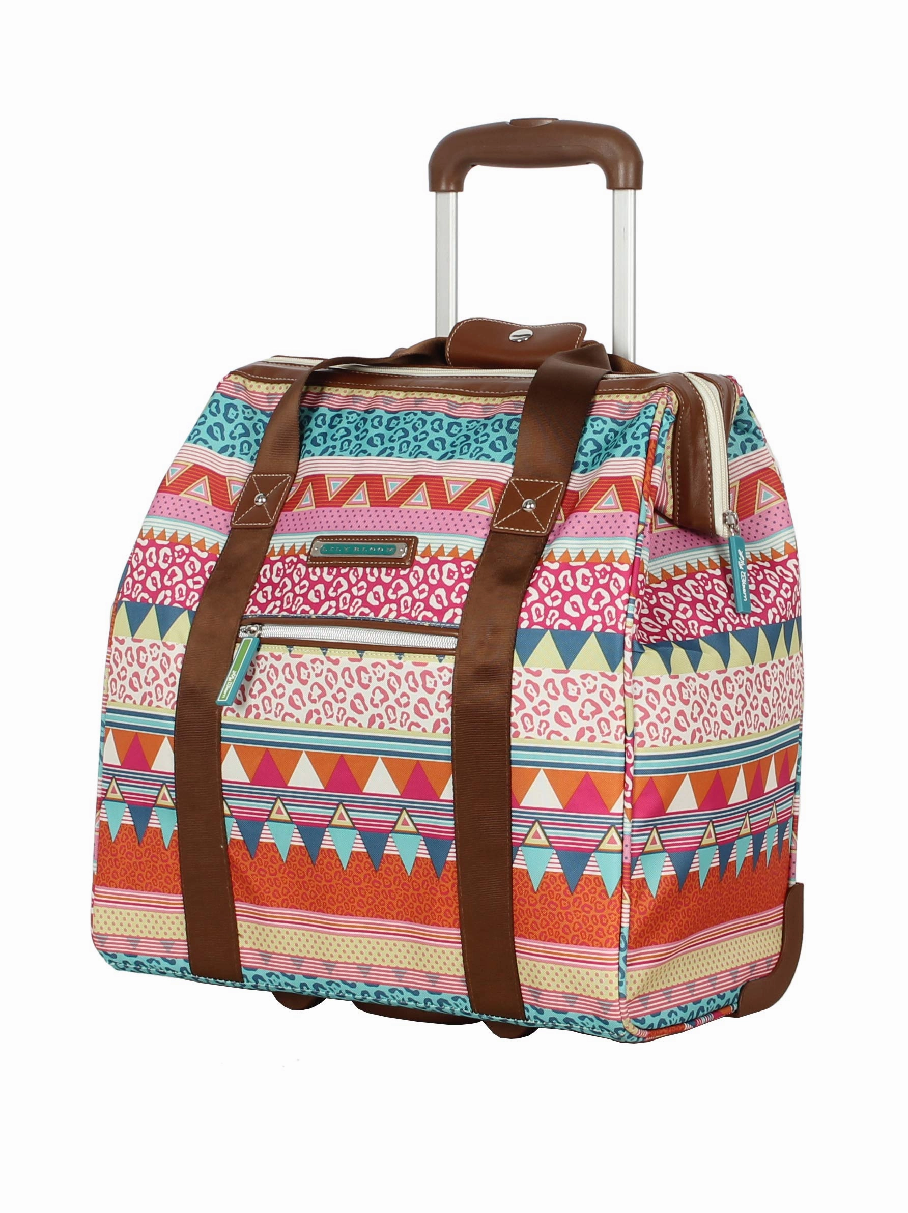 Lily Bloom Luggage 3 Piece Softside Spinner Suitcase Set Collection (On the Prowl)
