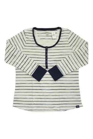 Limit Offer Limited Time L.L.Bean Womens Unshrinkable Mini Waffle Henley Stripe LS Top Clearance Sale Online at lowest price, select your favorite Items here, best service for you.