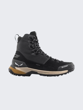 Pre Order Authentic Limited Time Salewa Puez Winter Mid Ptx Men Hiking Boots Black ,Soft and Light , best service and fast delivery.