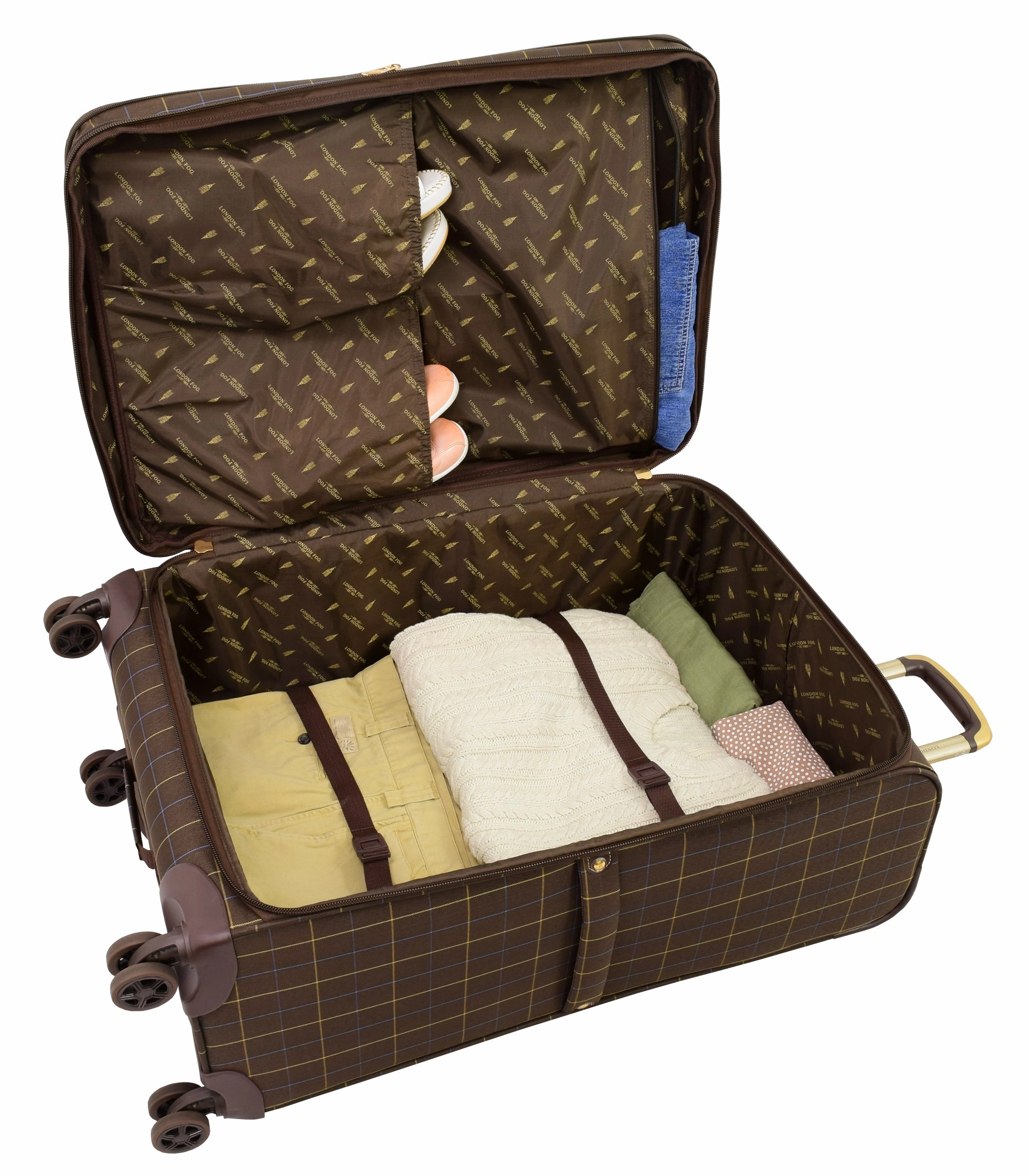 London Fog Brentwood 25" 4-Wheel Medium Luggage