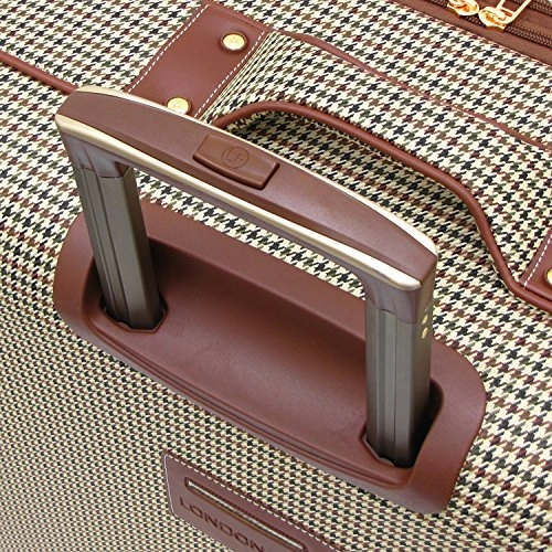 London Fog Cambridge 21 Inch Expandable Carry On, Olive