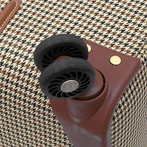 London Fog Cambridge 21 Inch Expandable Spinner Carry-on, Olive