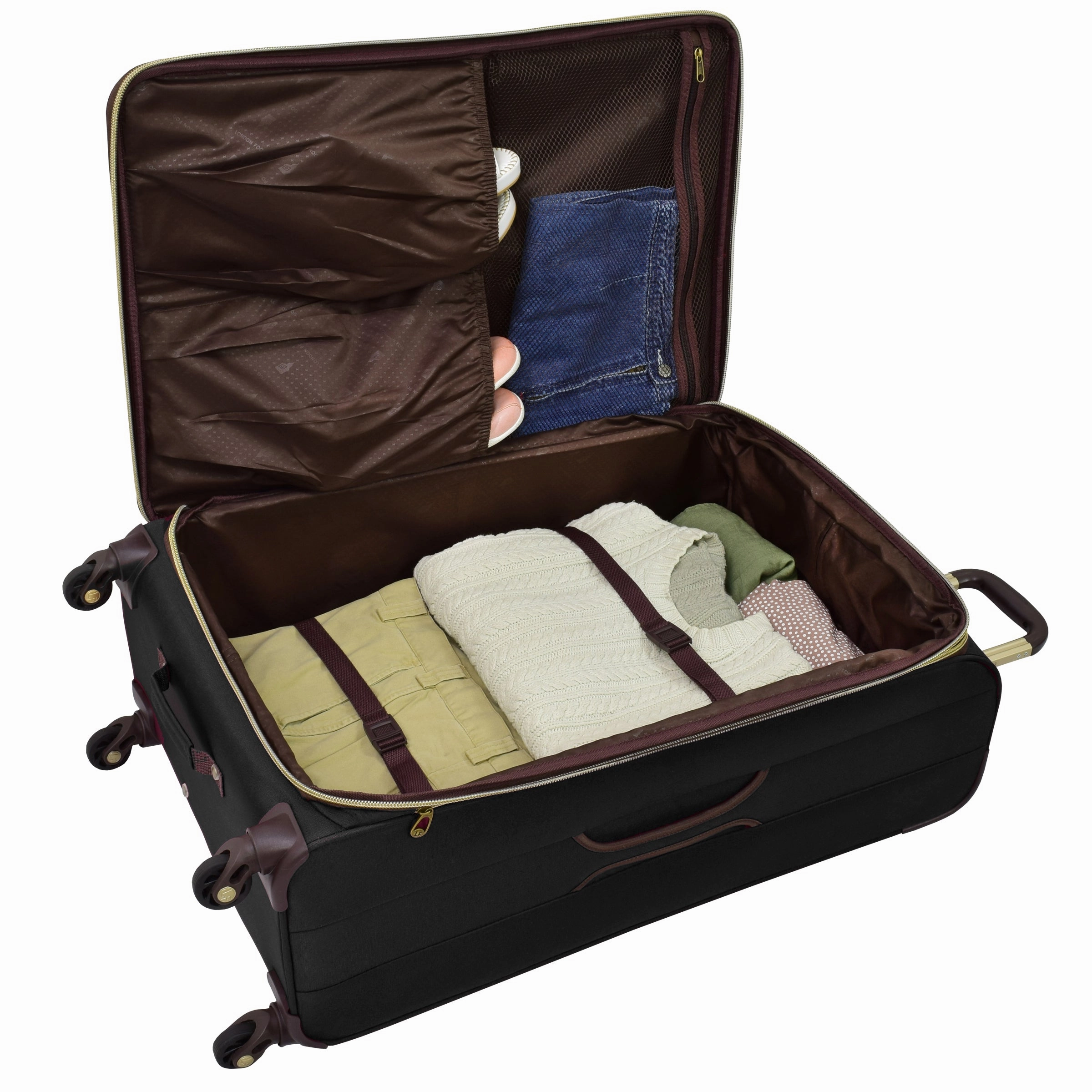 London Fog Coventry 4 Piece Set (Cabin,21,25,29) 4-Wheel Luggage Sets