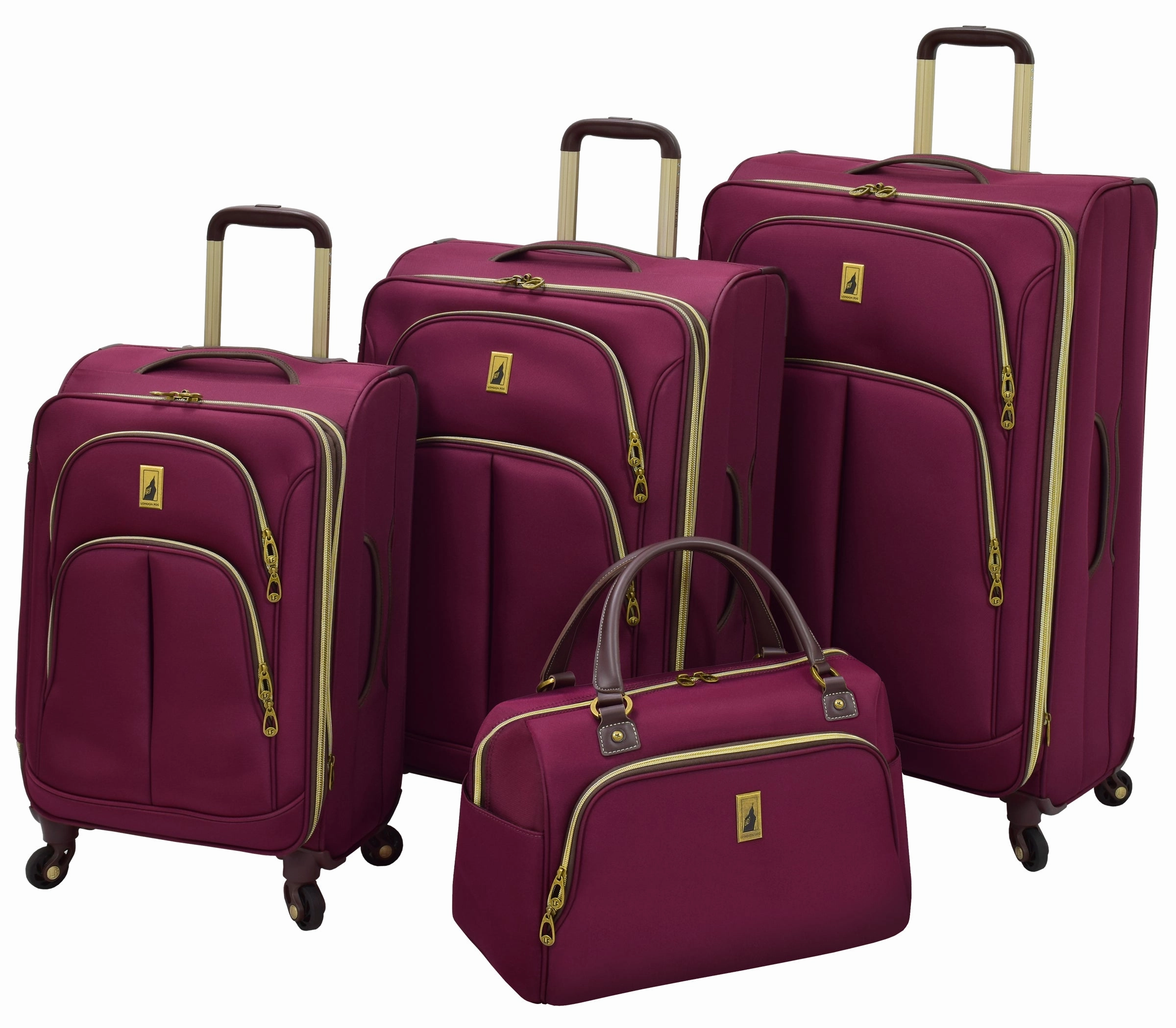 London Fog Coventry 4 Piece Set (Cabin,21,25,29) 4-Wheel Luggage Sets