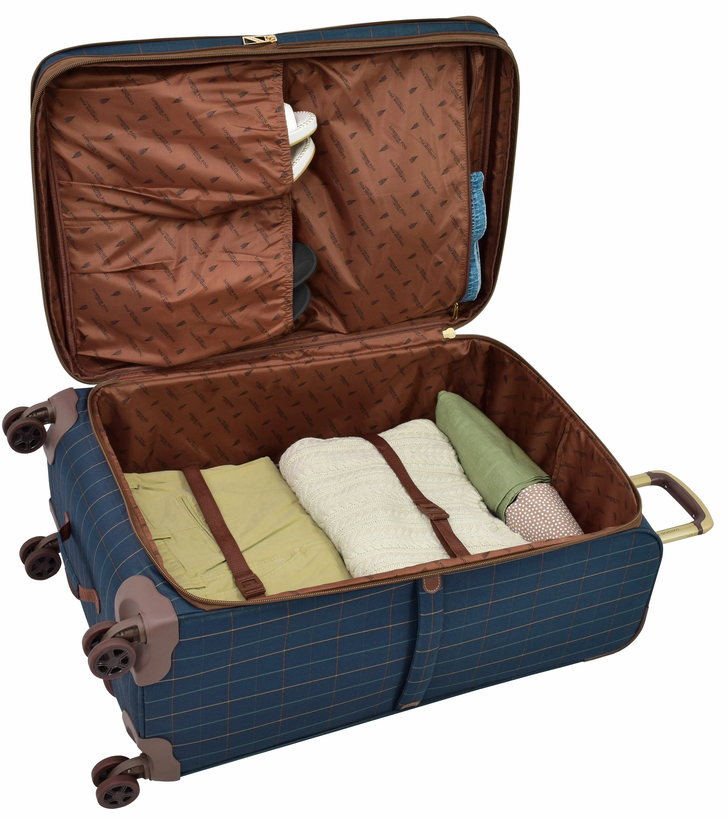London Fog Kensington II 25" 4-Wheel Medium Luggage