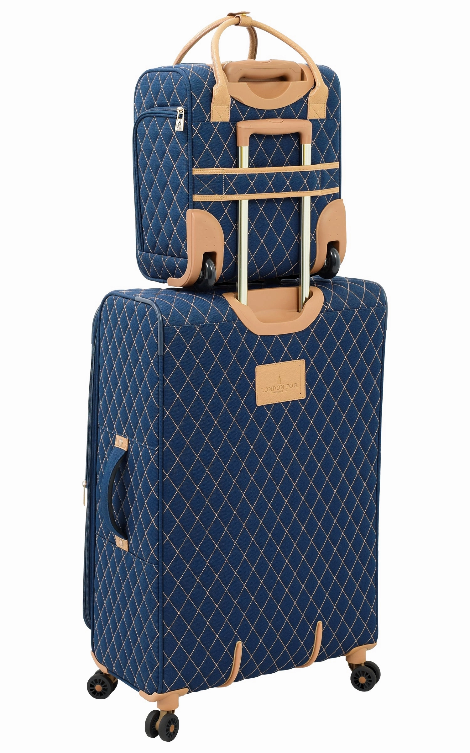 London Fog Queensbury Softside 4-Wheel Spinner Travel Luggage