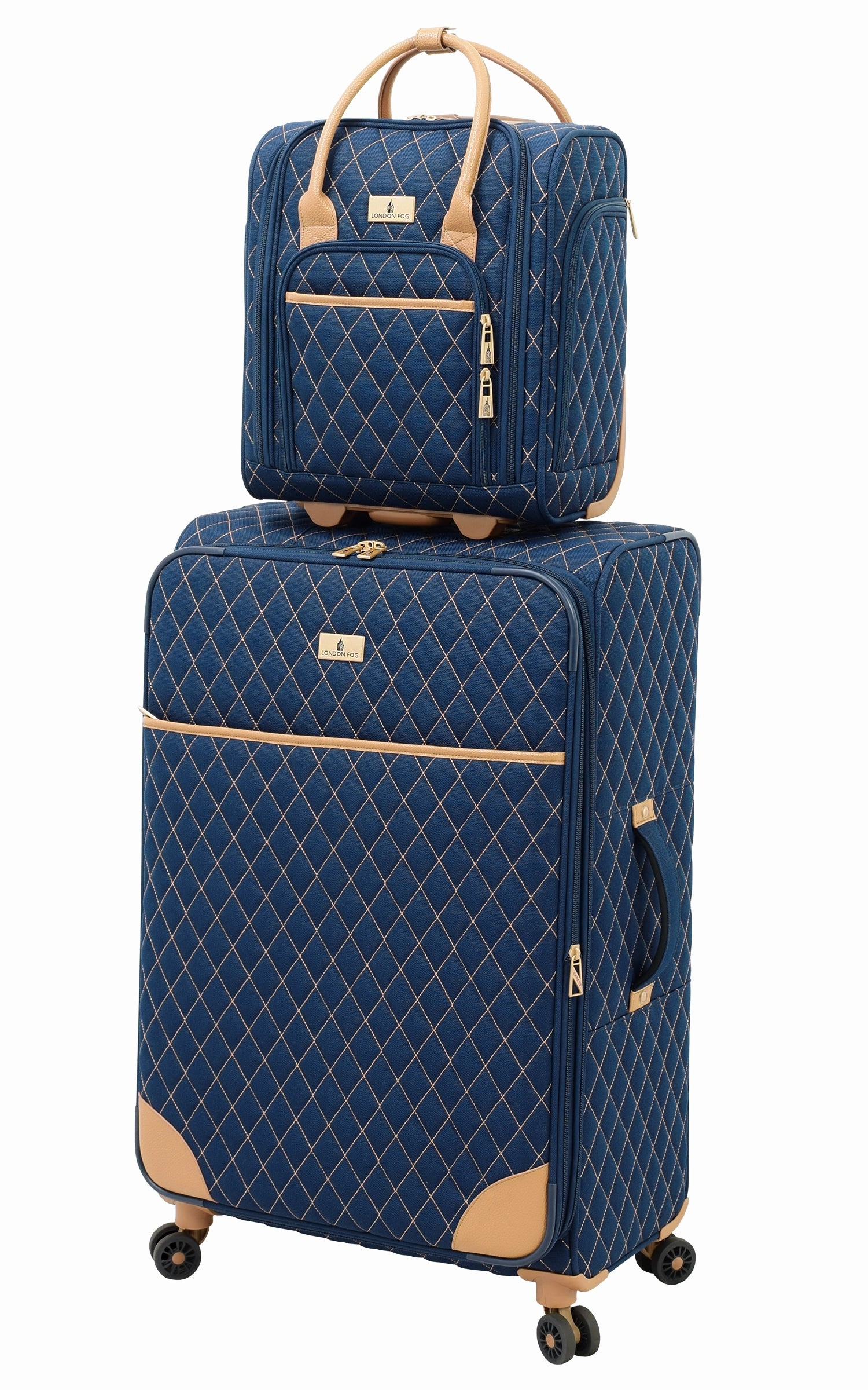 London Fog Queensbury Softside 4-Wheel Spinner Travel Luggage