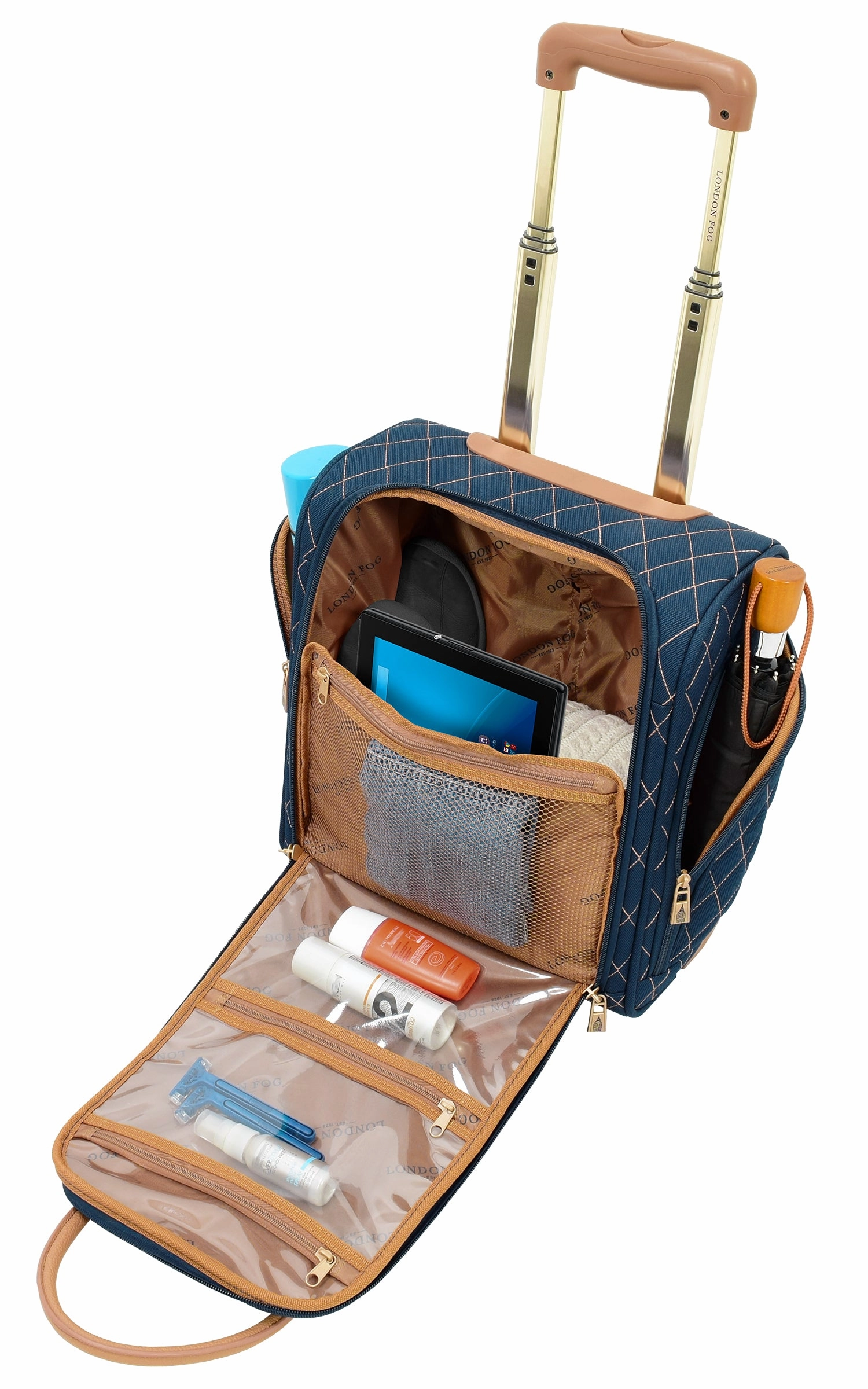 London Fog Queensbury Softside 4-Wheel Spinner Travel Luggage