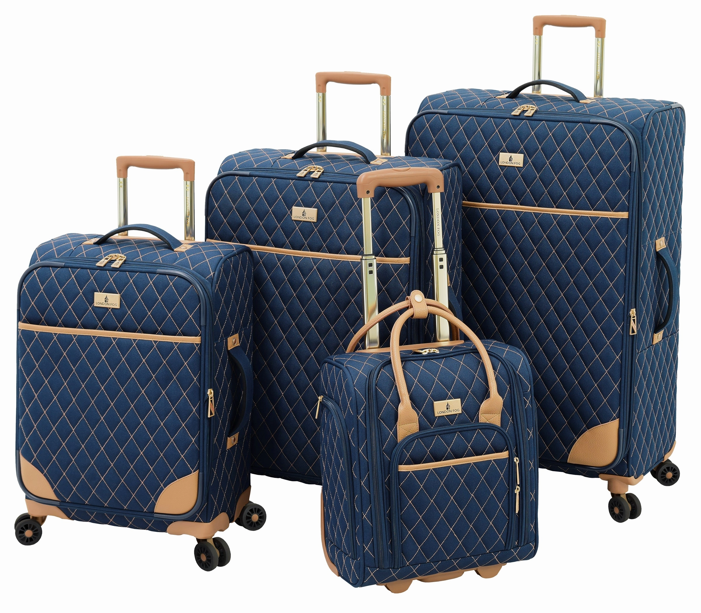 London Fog Queensbury Softside 4-Wheel Spinner Travel Luggage