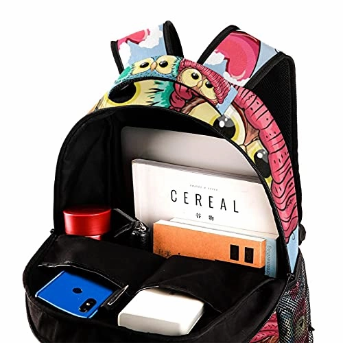 LORVIES Cute Owls Love Lightweight School Classic Backpack Travel Rucksack for Girls Women Kids Teens