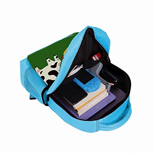 LORVIES Farm Animal Green Backpack Kids School Book Bags for Elementary Primary Schooler for Boys