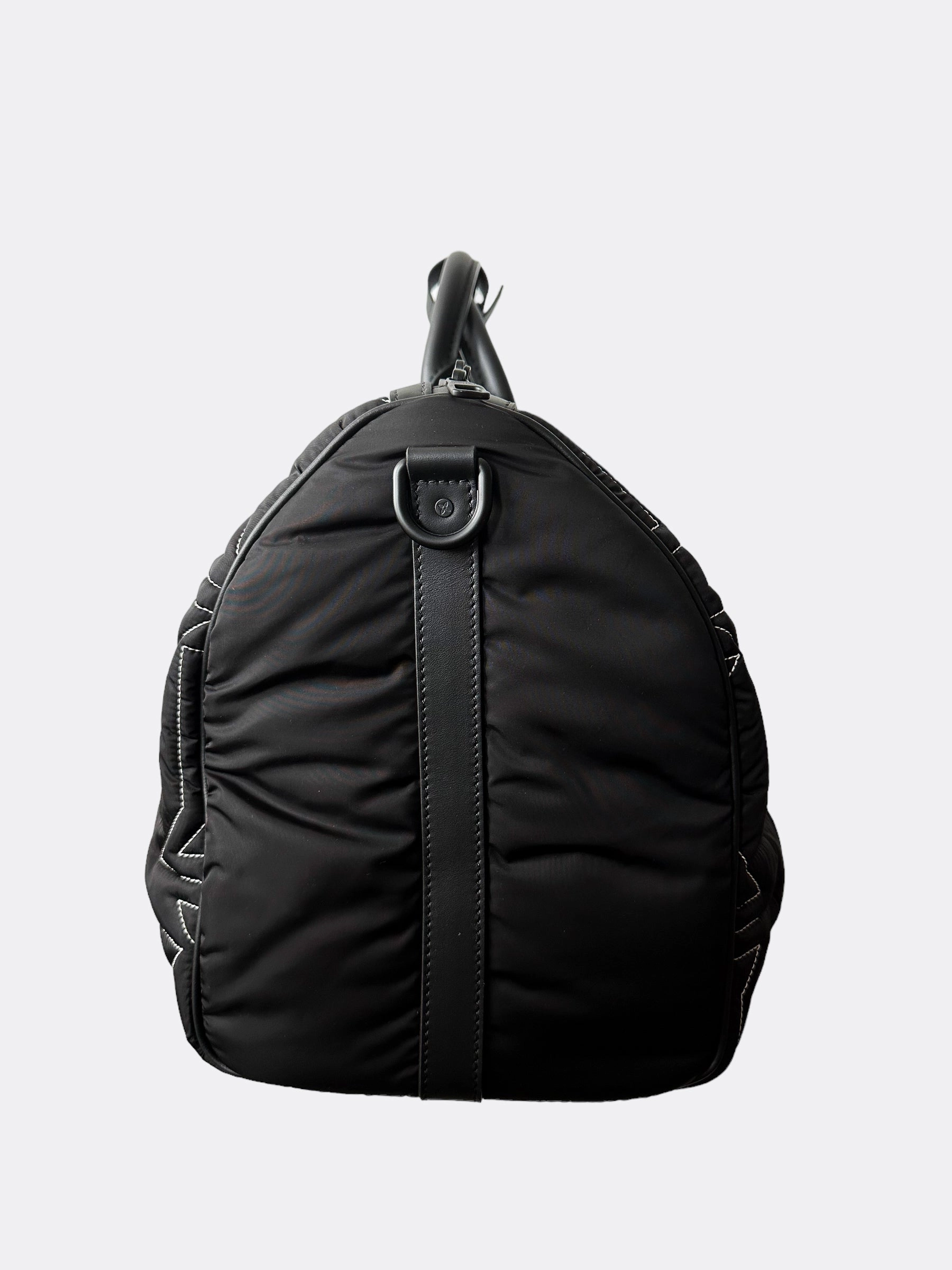 Louis Vuitton Black & White Snow Capsule Keepall 50